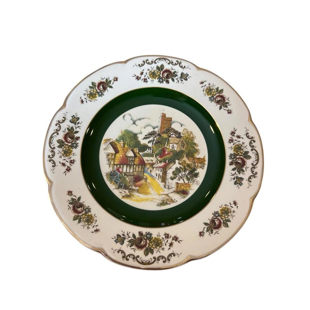 Ascot Service‎ Plate Wood & Sons Decorative Ironstone Wall Plate 10.5" England